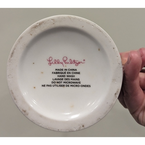 Lilly Pulitzer Ceramic Shell Search Tropical Mug - Picture 7 of 8